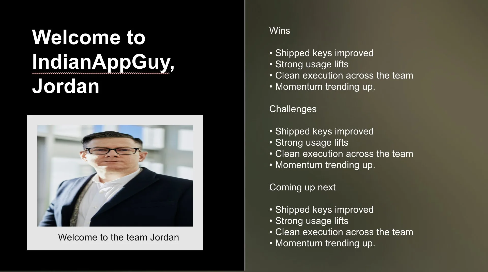 MagicSlides template slide