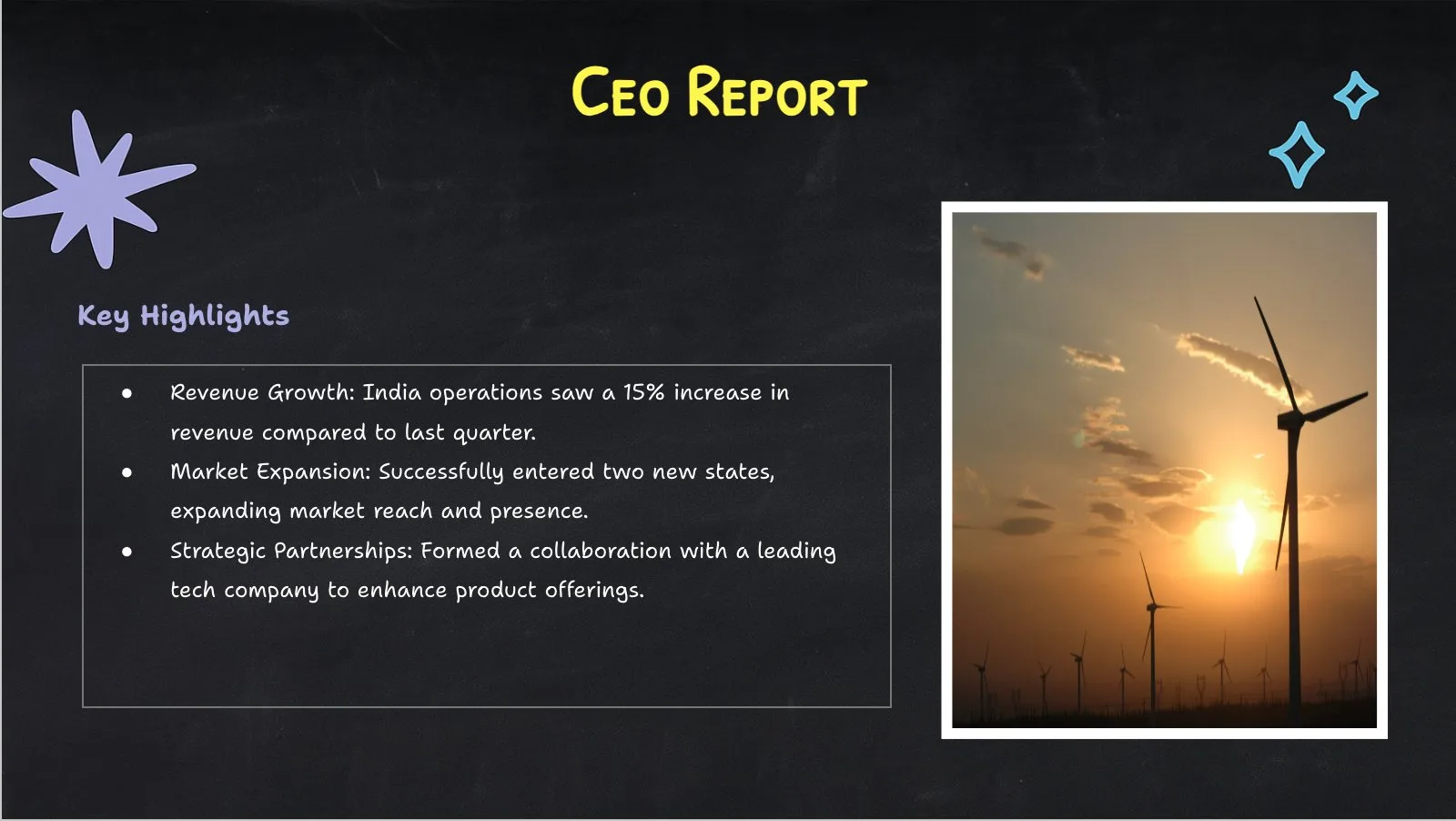 MagicSlides template slide