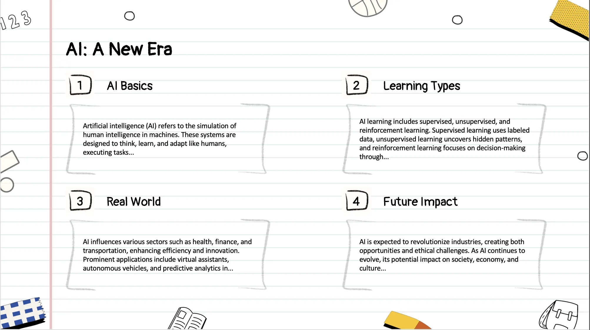 MagicSlides template slide