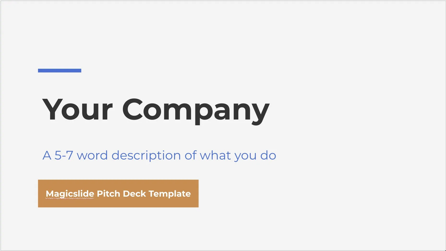 MagicSlides template slide