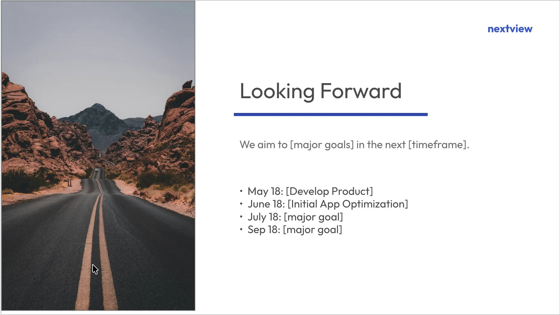 MagicSlides template slide